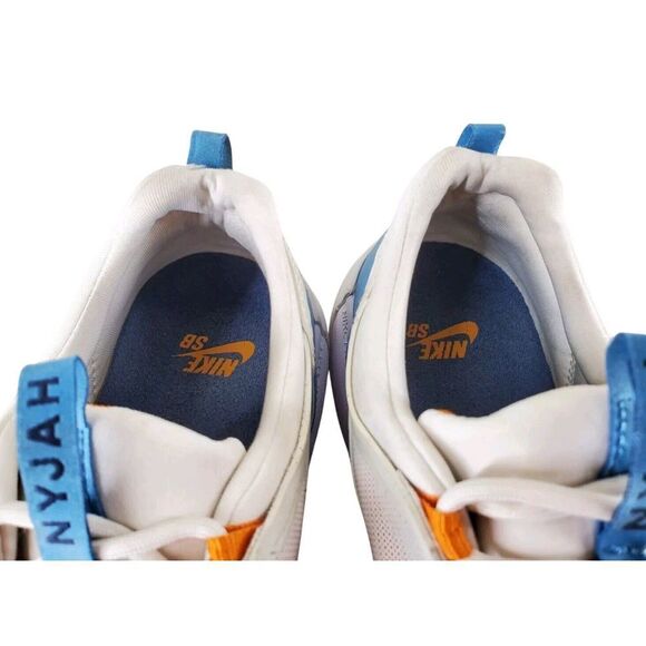 Nike SB Shoes Nyjah Free 2 Huston Dutch Navy Sunset Orange Mens 8.5 BV2078-402 - Picture 6 of 14